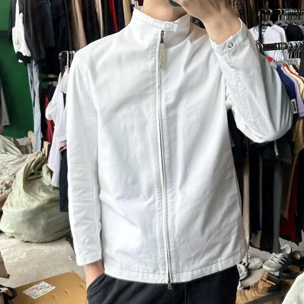 Wooyoung Mi Two-Way China Neck Cotton Jacket 48