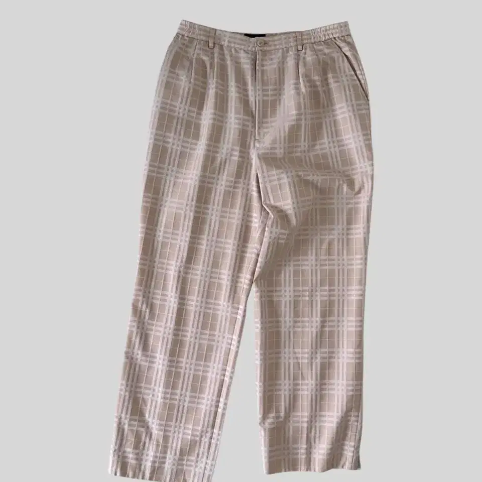 (BURBERRY)beige nova check pants