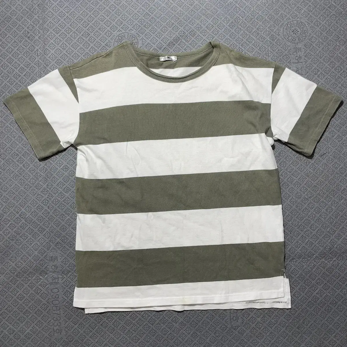 Ysk Green Stripe Tee (100)