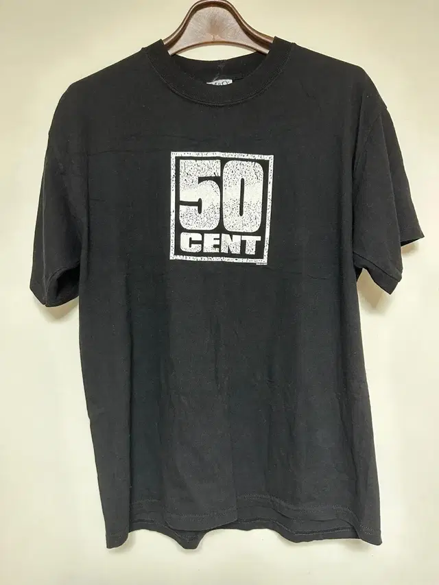 빈티지 50cent 밴드티 티셔츠