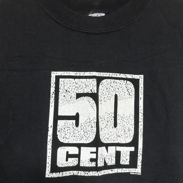 빈티지 50cent 밴드티 티셔츠