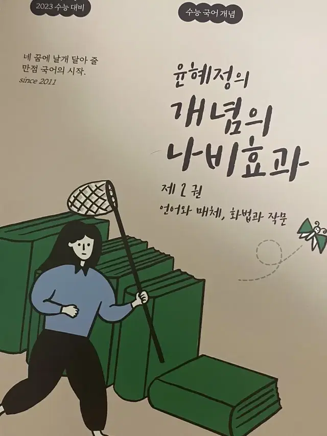 2023 수능대비 윤혜정의 개념의 나비효과 2권 언매, 화작