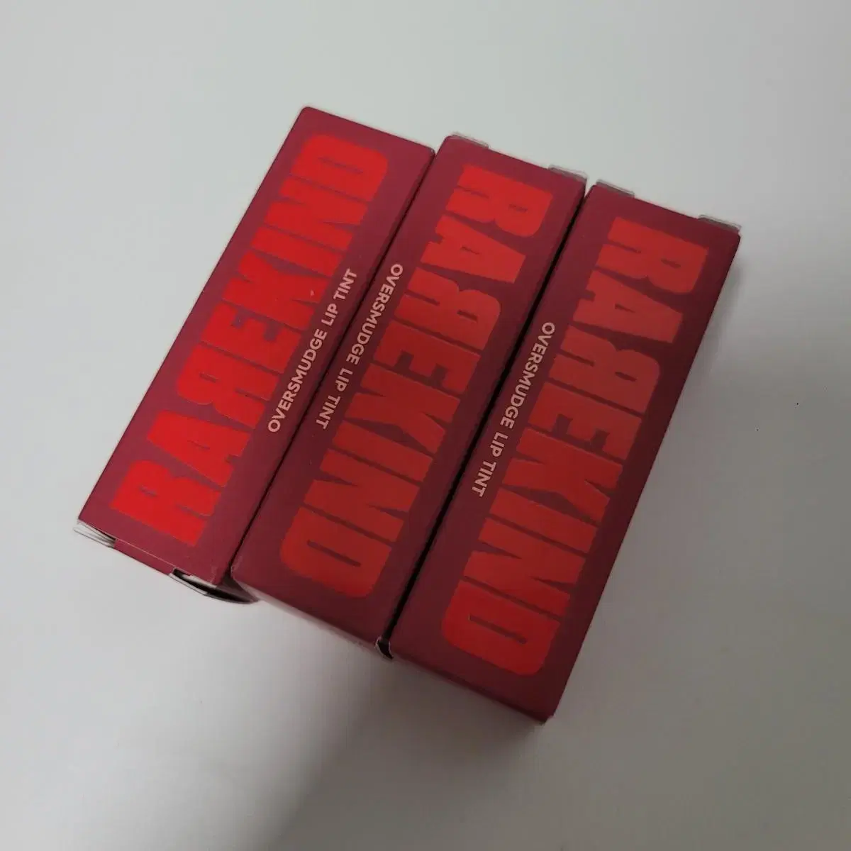 Rarekind Oversmudge Lip Tint Mini. Crimson Rules