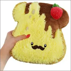 Squishable 컴포트 푸드 콧수염 프렌치 토스트 인형