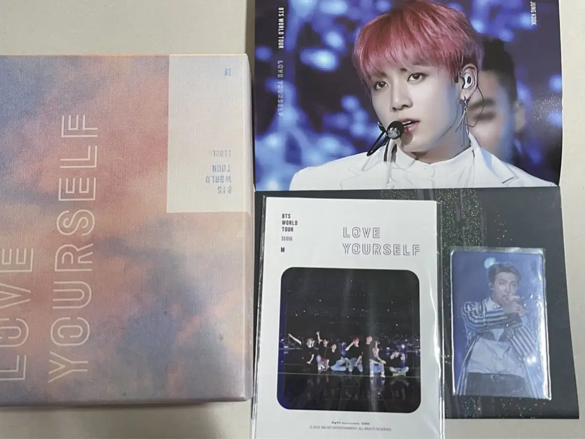 Pulbak) Rubsell Seoul Deepdee jungkook poster Namjoon jimin photocard Taehyung DVD