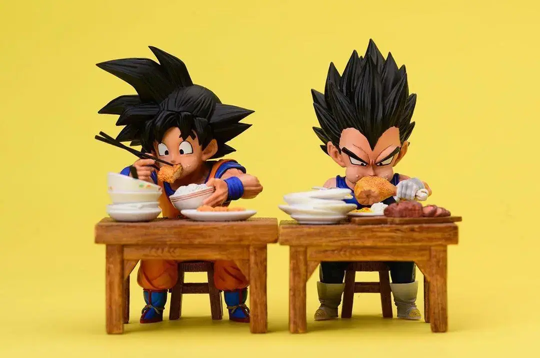 Dragon Ball Resin - League League Company - Goku Vegeta Binge