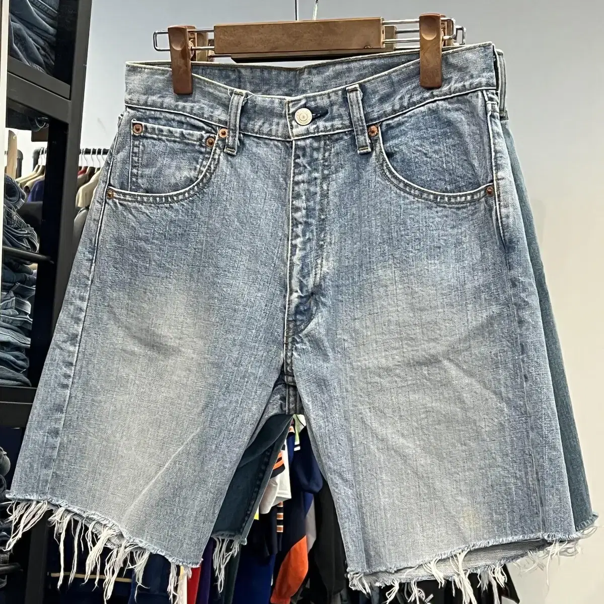 00s Levis 리바이스 534 컷팅 데님 쇼츠 팬츠 (30inch)