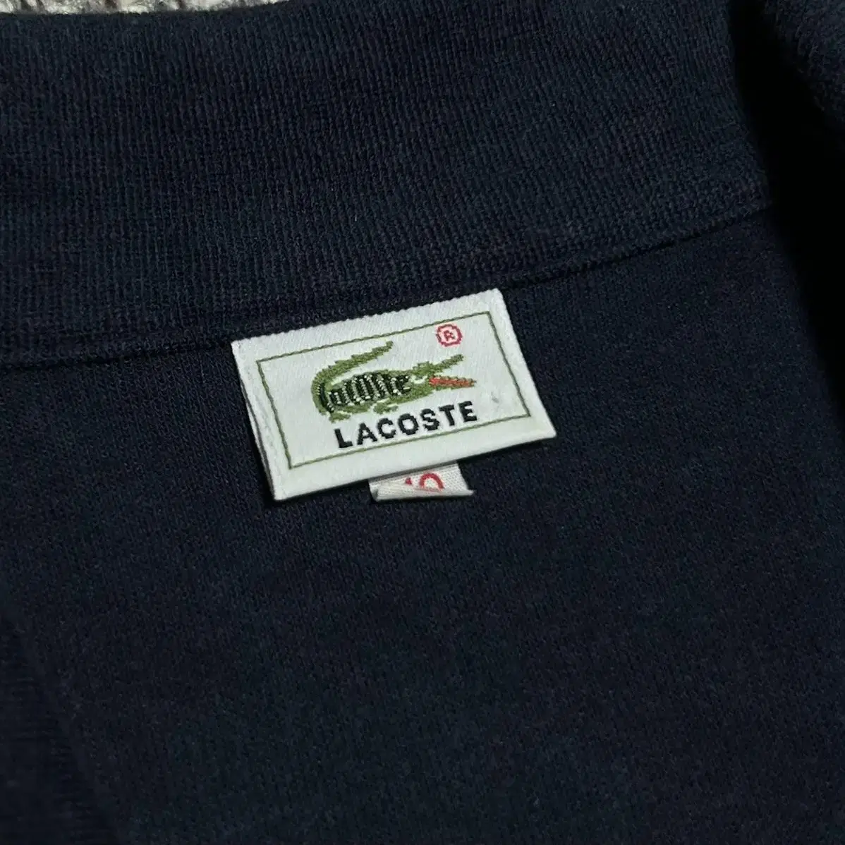 [ 55 ] Lacoste 라코스테 네이비 코튼 슬림핏 원피스