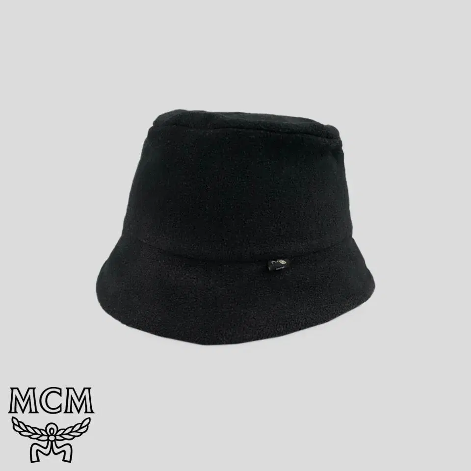 MCM MCM Black Mini Tac Simple Fleece Bucket Hat Bungee FREE