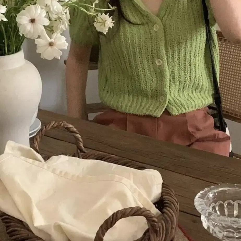 피터앤웬디 basil collar cardigan