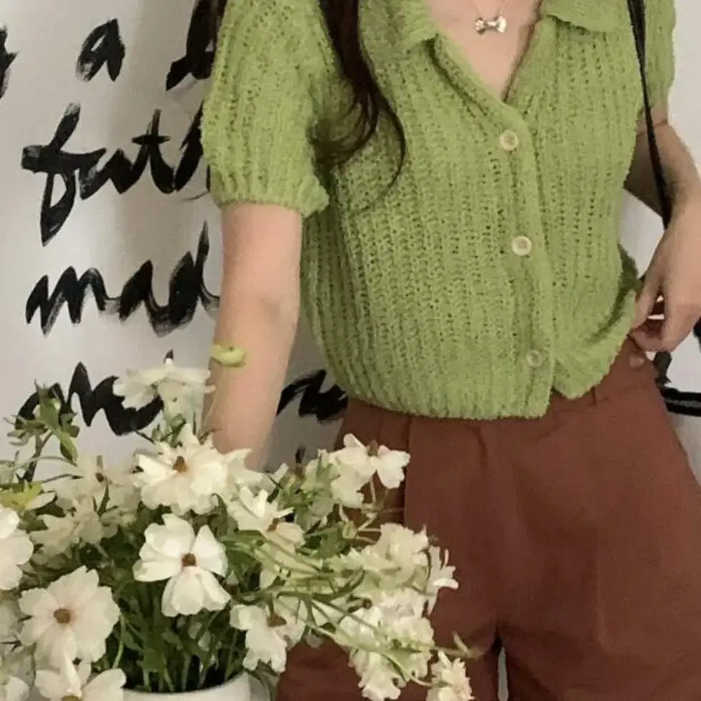 피터앤웬디 basil collar cardigan