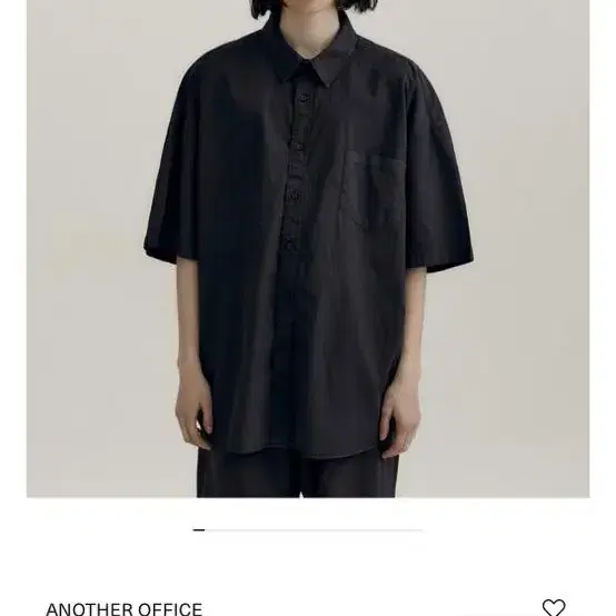 어나더오피스 Huge Garment Shirt