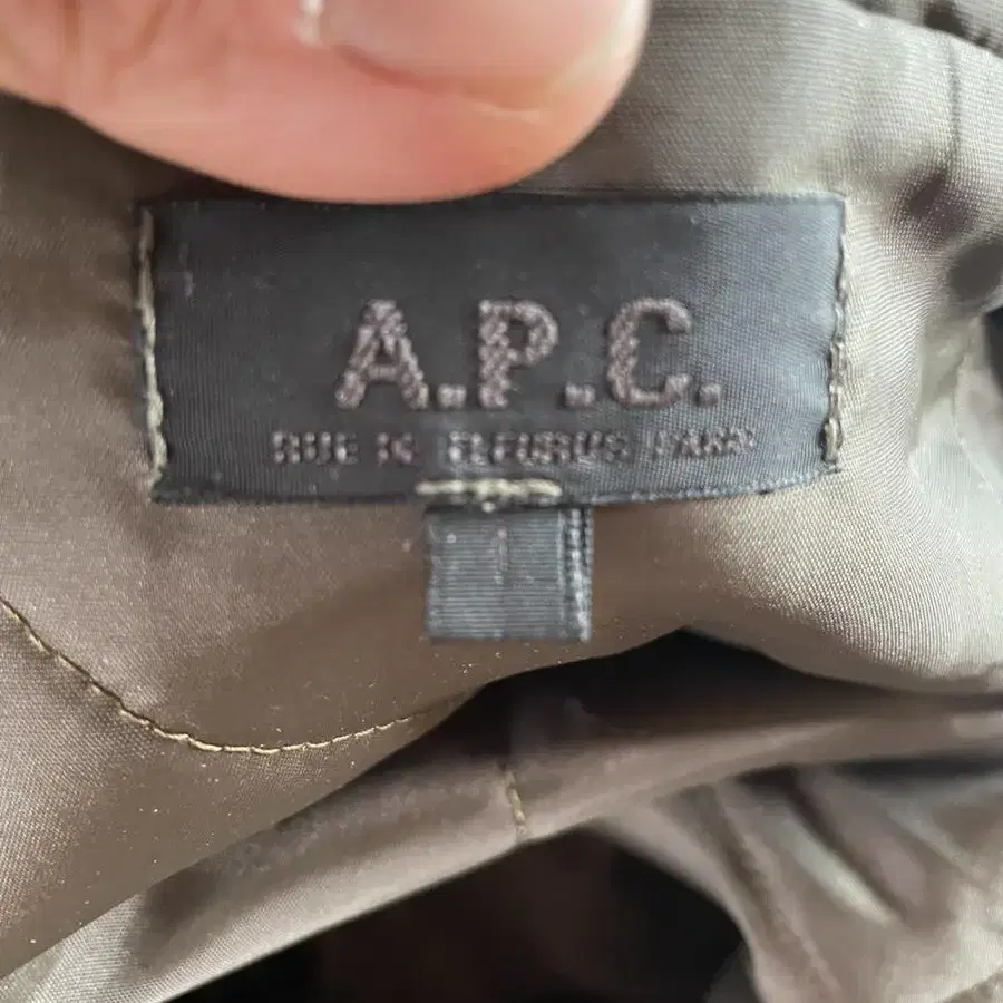 아페쎄 apc 야상 라쿤 xl l