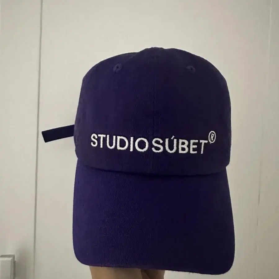 STUDIOSUBET 보라색 볼캡