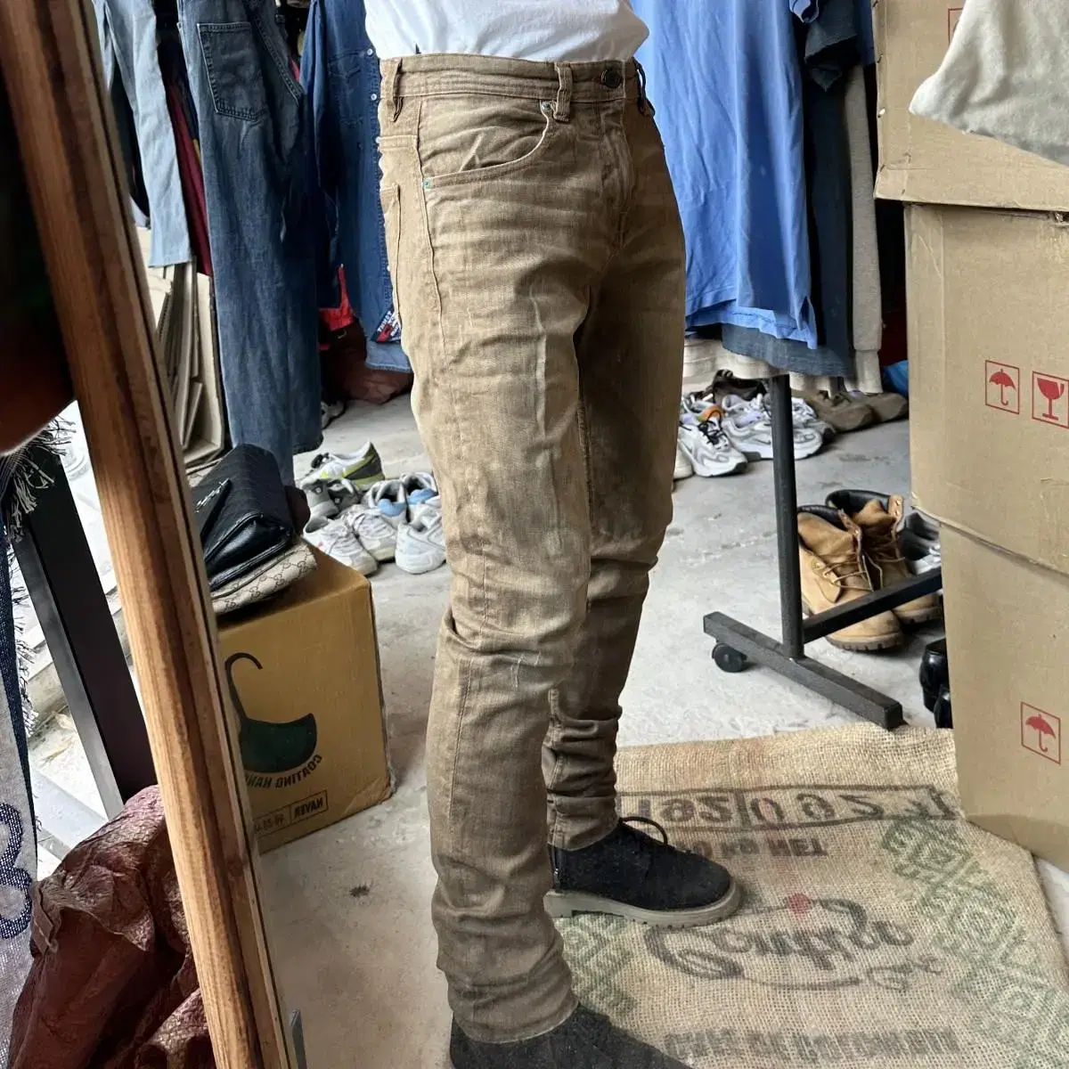 Full and Bear Brown Denim Pants 32