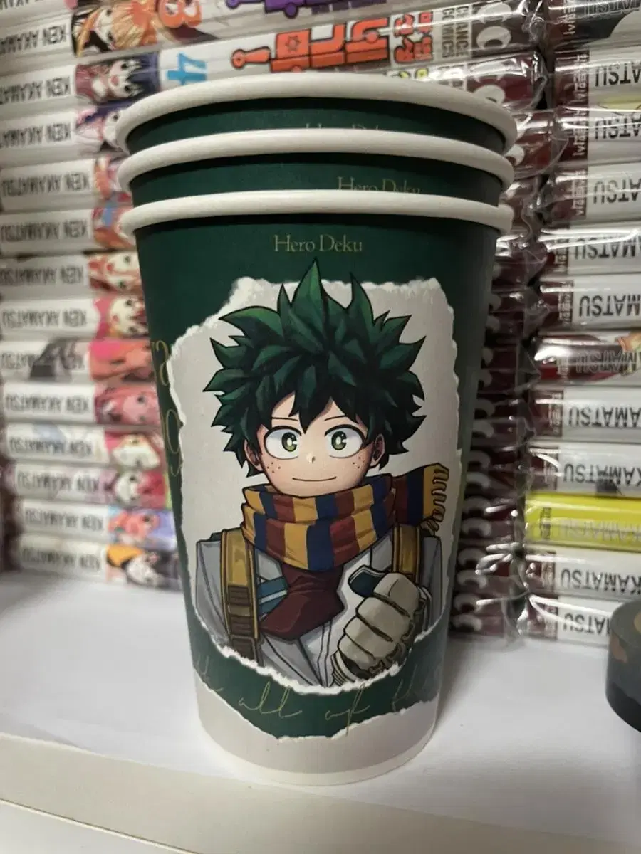 Midoriya Izuku Hiroaka unofficial goods sells paper cups and cup holders