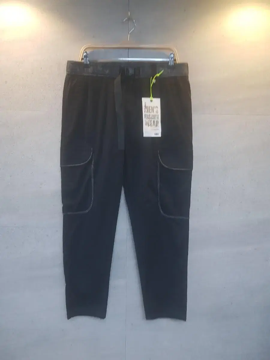 Banded Cargo Pants! Pockets! Steamed Cool! Not Worn! New!