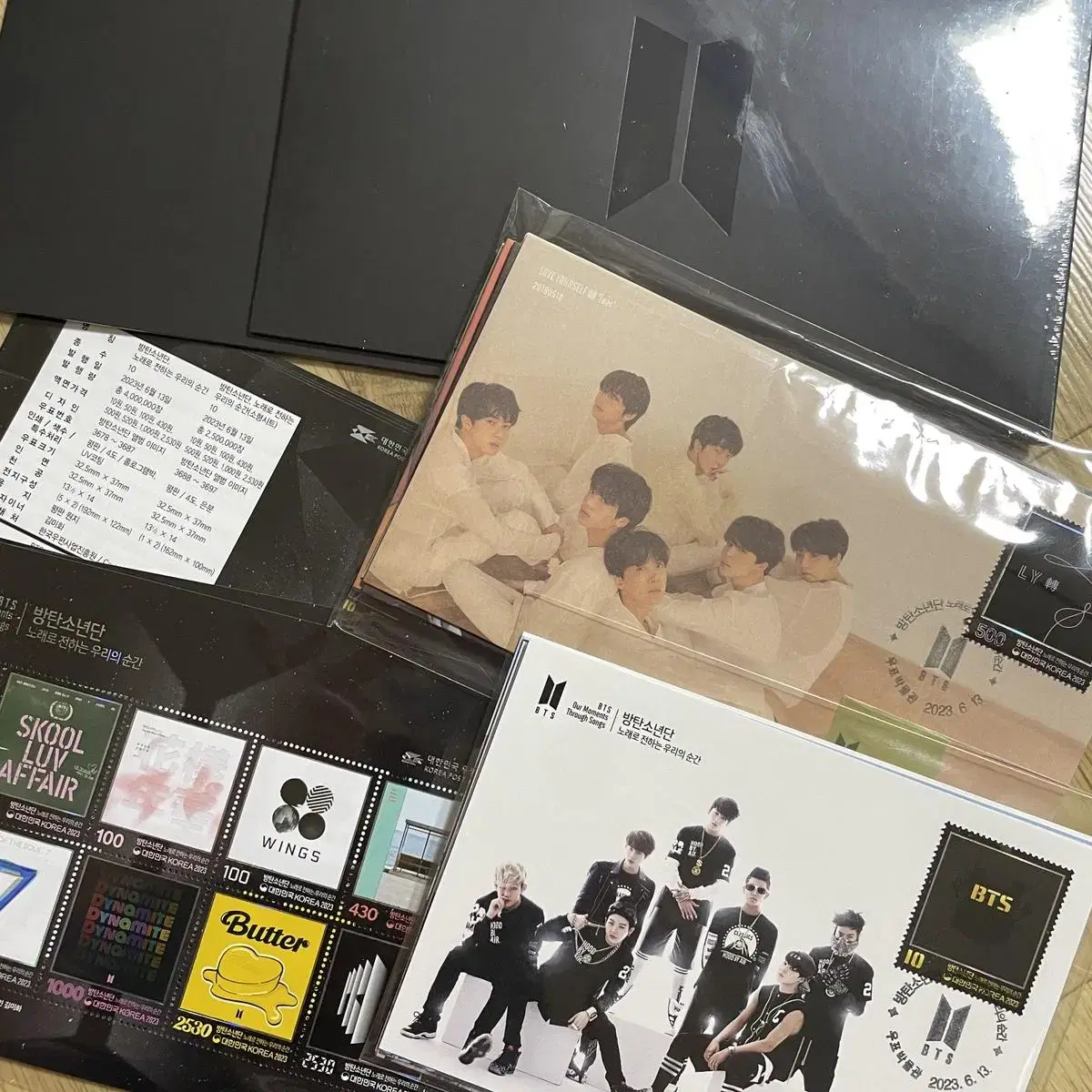 Price reduced) BTS 10th anniversary stamp bulk sells