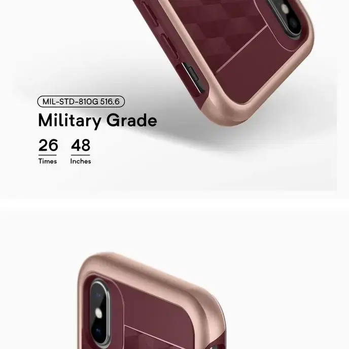 아이폰xs 아이폰x 공용 Caseology 밀스펙 범퍼 케이스+1