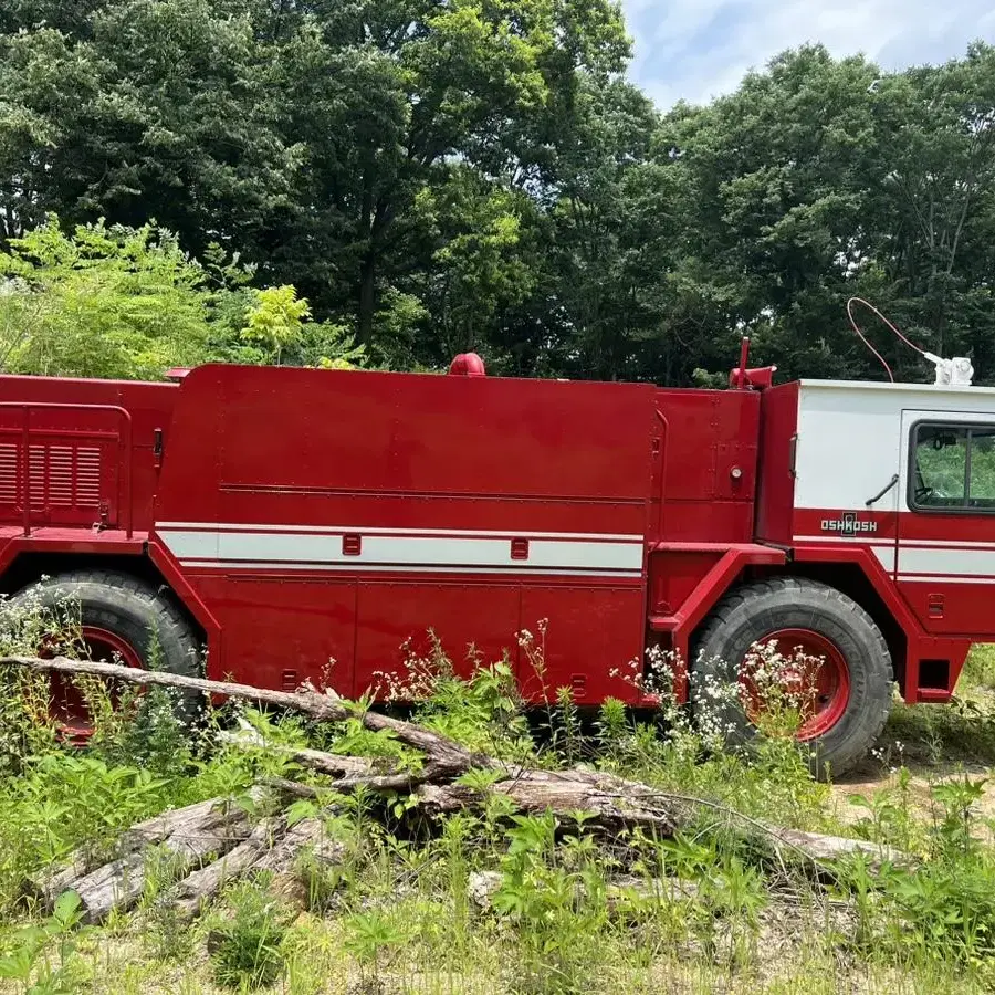 U.S OSHKOSH 미군용 미제 소방차 (밀리터리 빨강 레드)