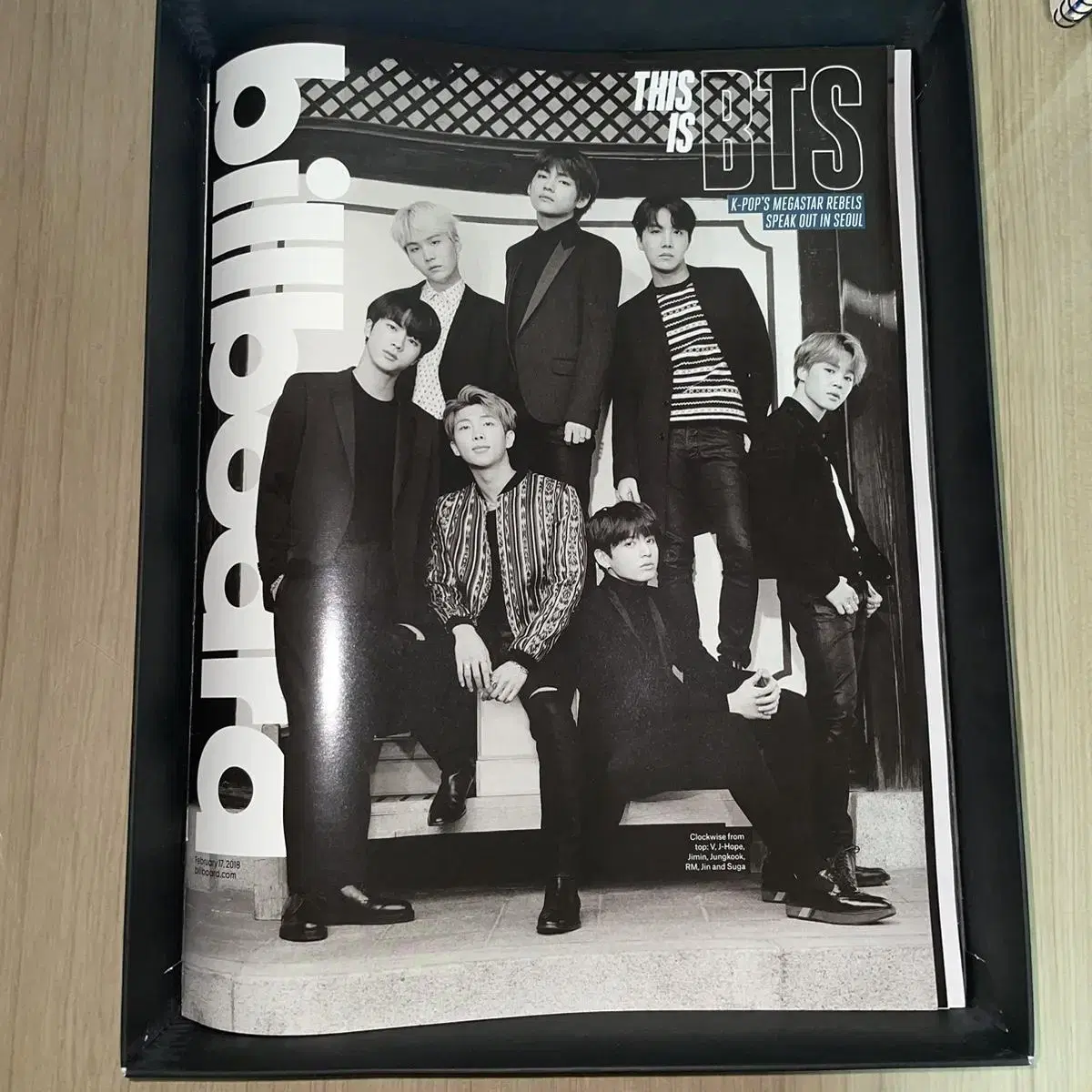 Bangtan BTS Billboard Magazine + Box