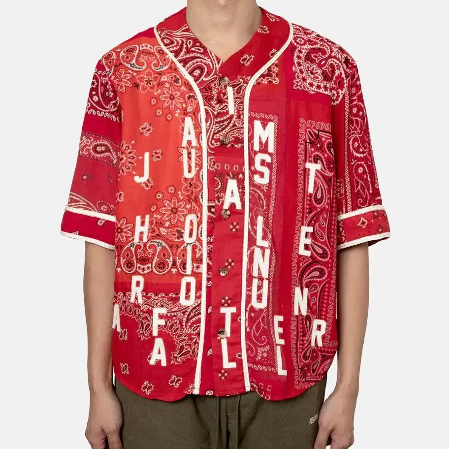 READYMADE BANDANA BASEBALL SHIRT