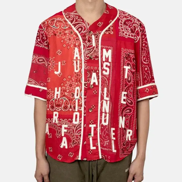 READYMADE BANDANA BASEBALL SHIRT