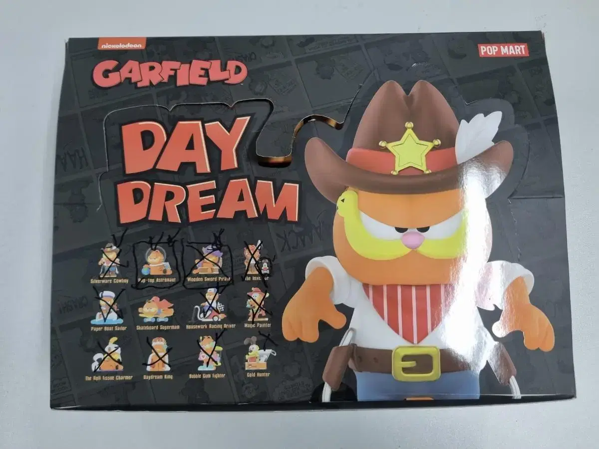 7 Pop Mart Garfield Figures for Sale