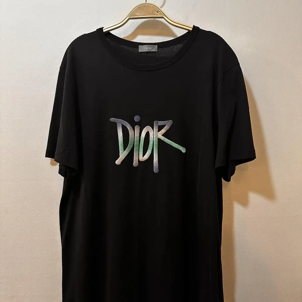 [XL] DIOR X STUSSY 디올 숀 스투시 라운드 반팔티