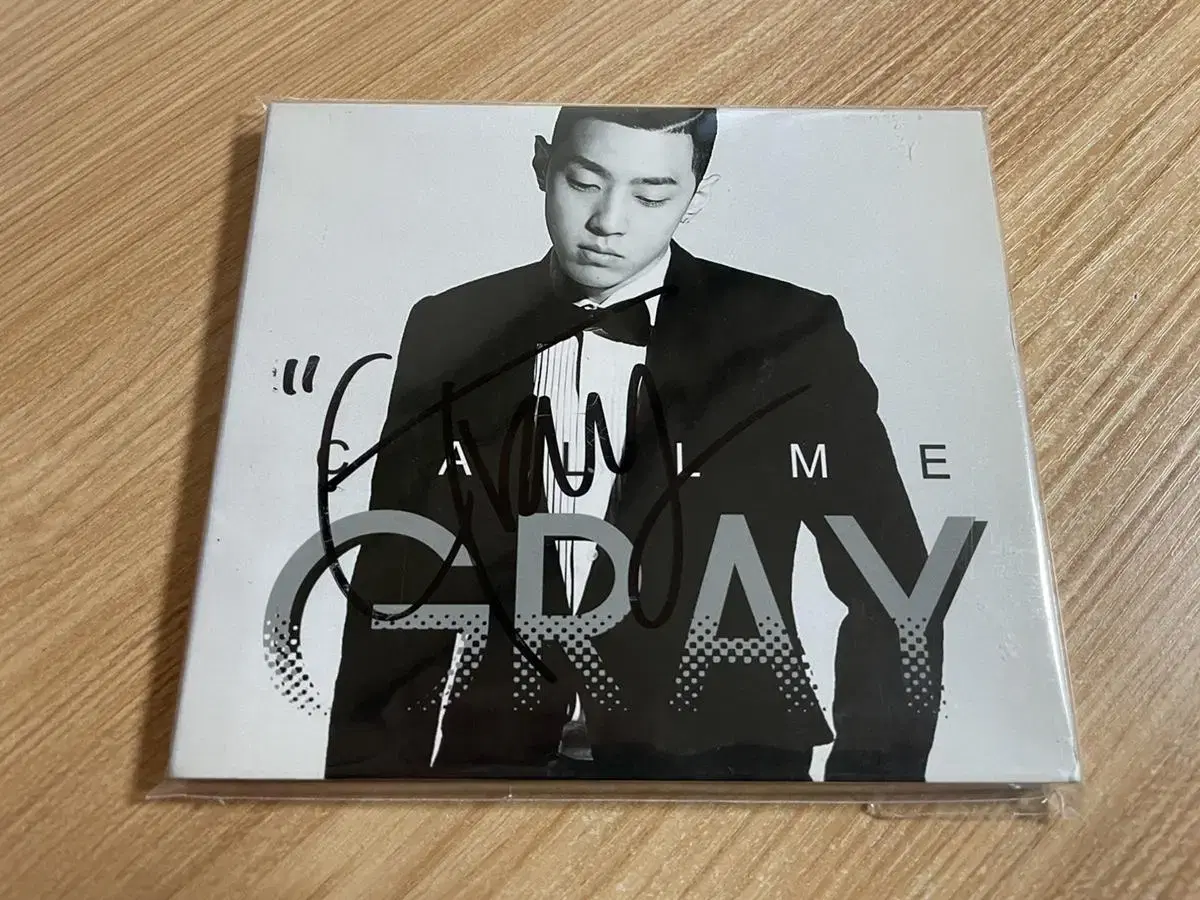 그레이 CALL ME 프로모션 친필싸인 CD