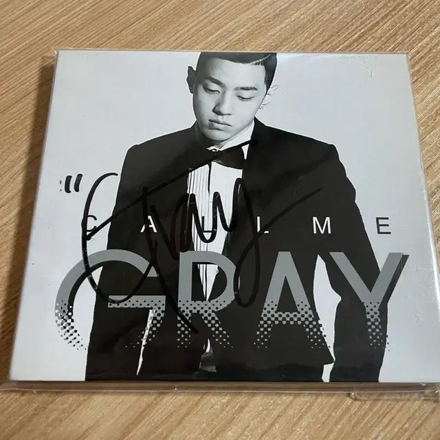 그레이 CALL ME 프로모션 친필싸인 CD