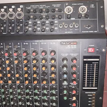 TASCAM STAGE MIXER M-1016 | 브랜드 중고거래 플랫폼, 번개장터