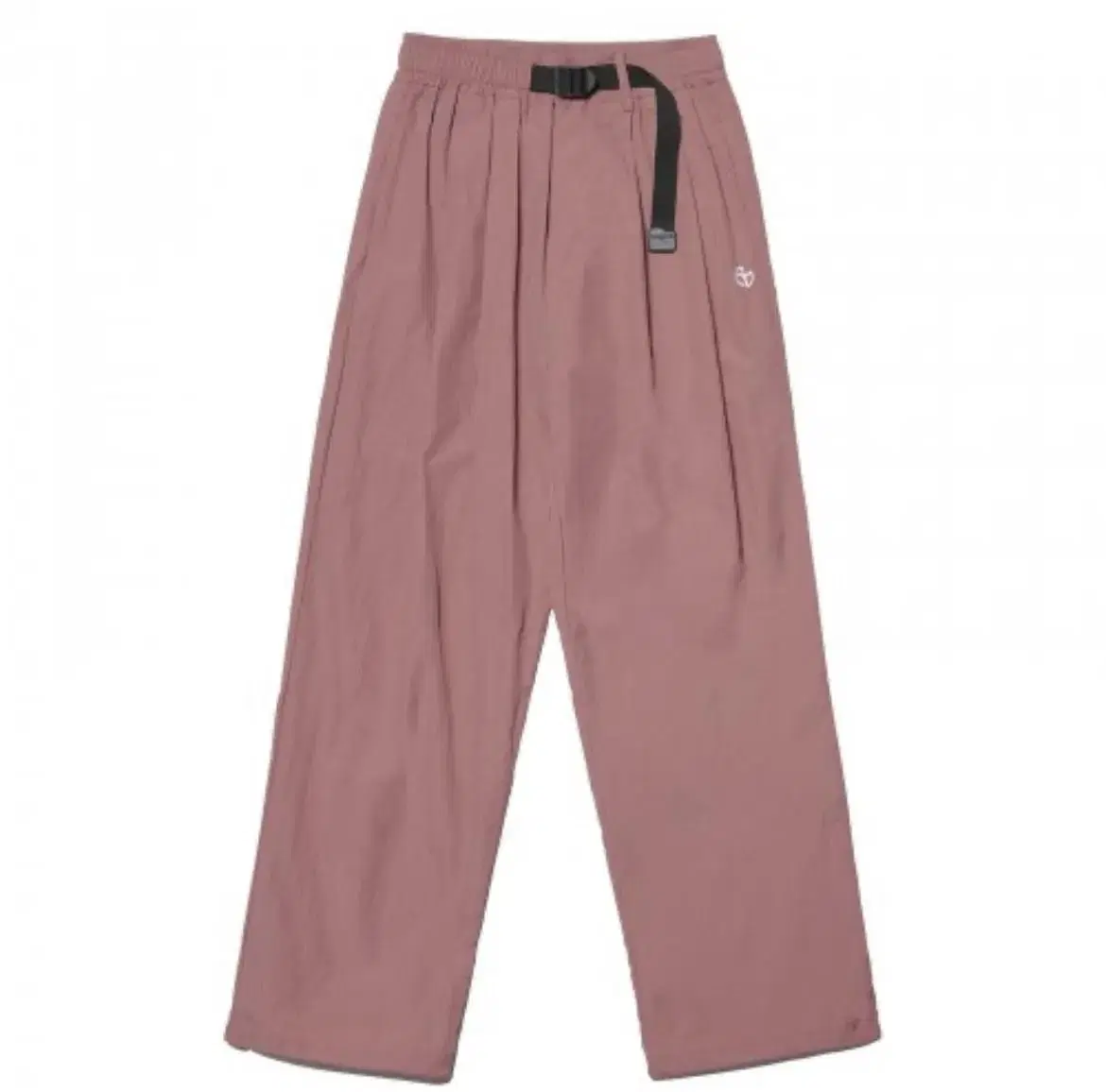 [New] No Manual Two-Tuck Nylon Pants Vintage Red M 30