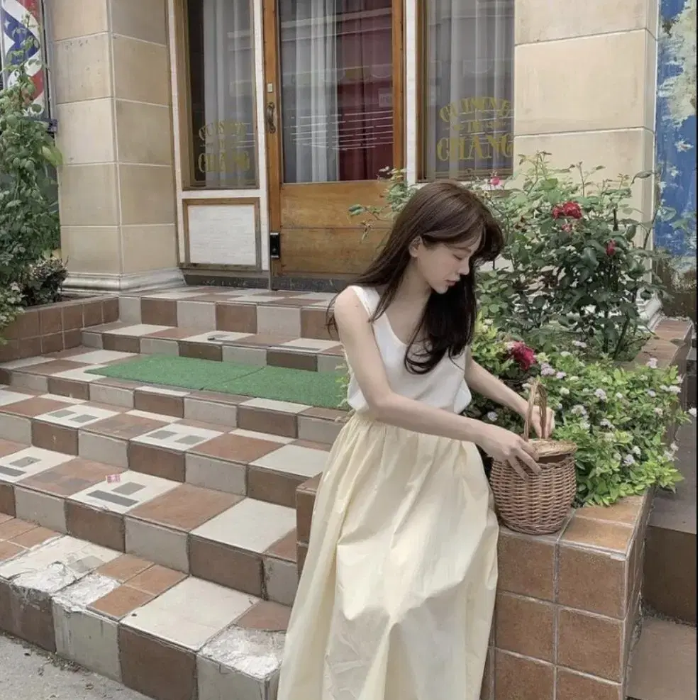 위드아웃썸머 picnic full skirt