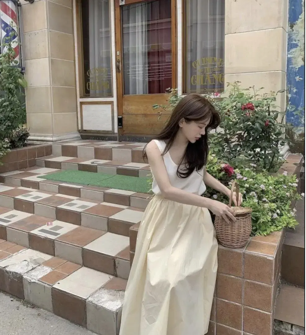 위드아웃썸머 picnic full skirt