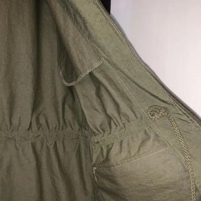 Vintage Adidas khaki hood field jacket