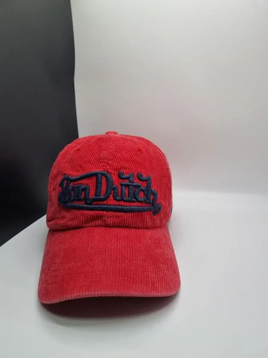 Bonderch Corduroy Red Ball Cap Hat