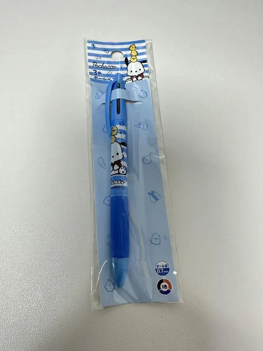 Japan's official Sanrio Pochacco 3-color ballpoint pen