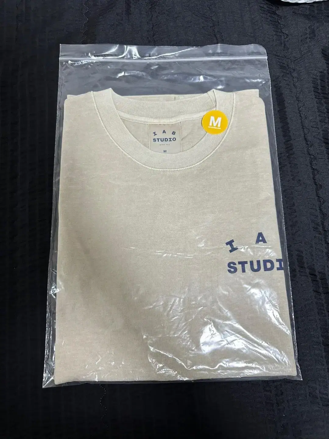 iApp Studio Pigment T-Shirt Oatmeal M New