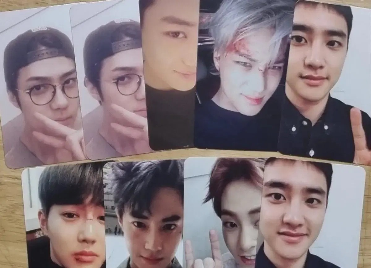 exo photocard bulk monster album photocard 9 sheets bulk wts!