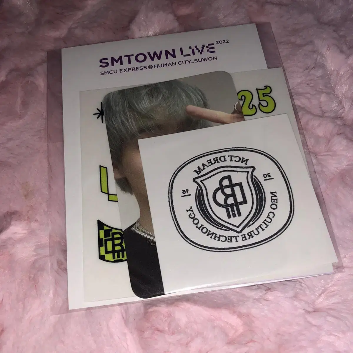 chenle smcu tattoo sticker ar photo card photocard 슴콘 콘서트 md