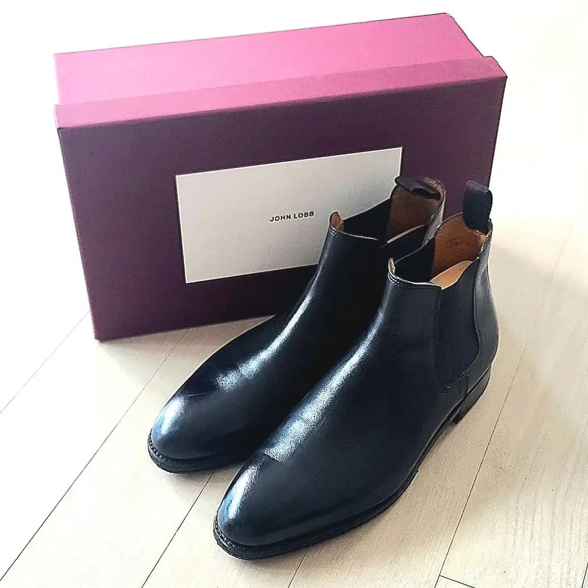 존롭 JOHN LOBB 로우리 lawry 첼시부츠 블랙 7.5