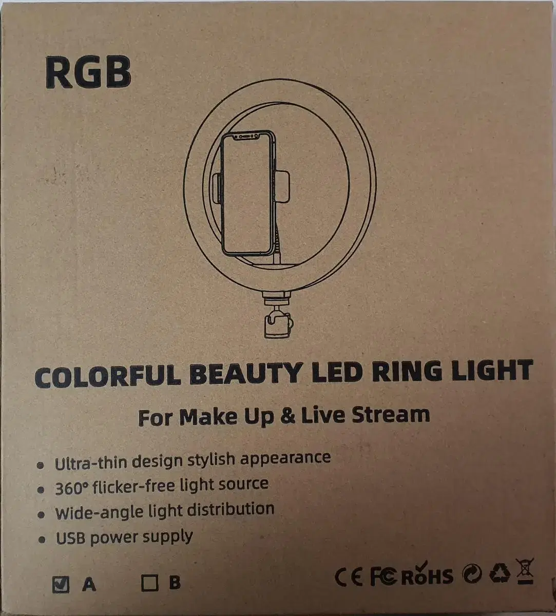 일우 LED 10인치 RGB 링라이트 lW-C3