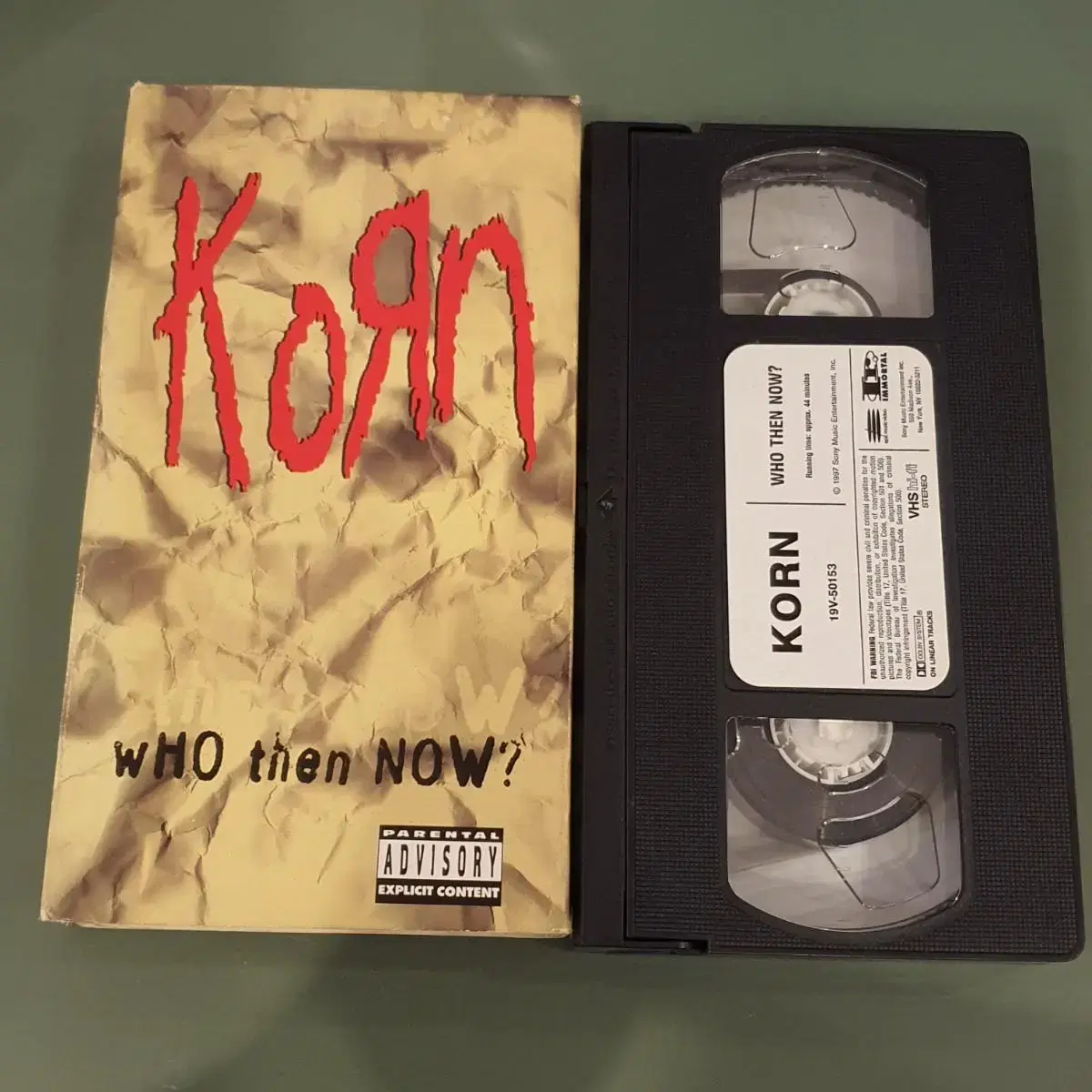 [VHS] 비디오 테이프 Korn(콘) - Who Then Now?