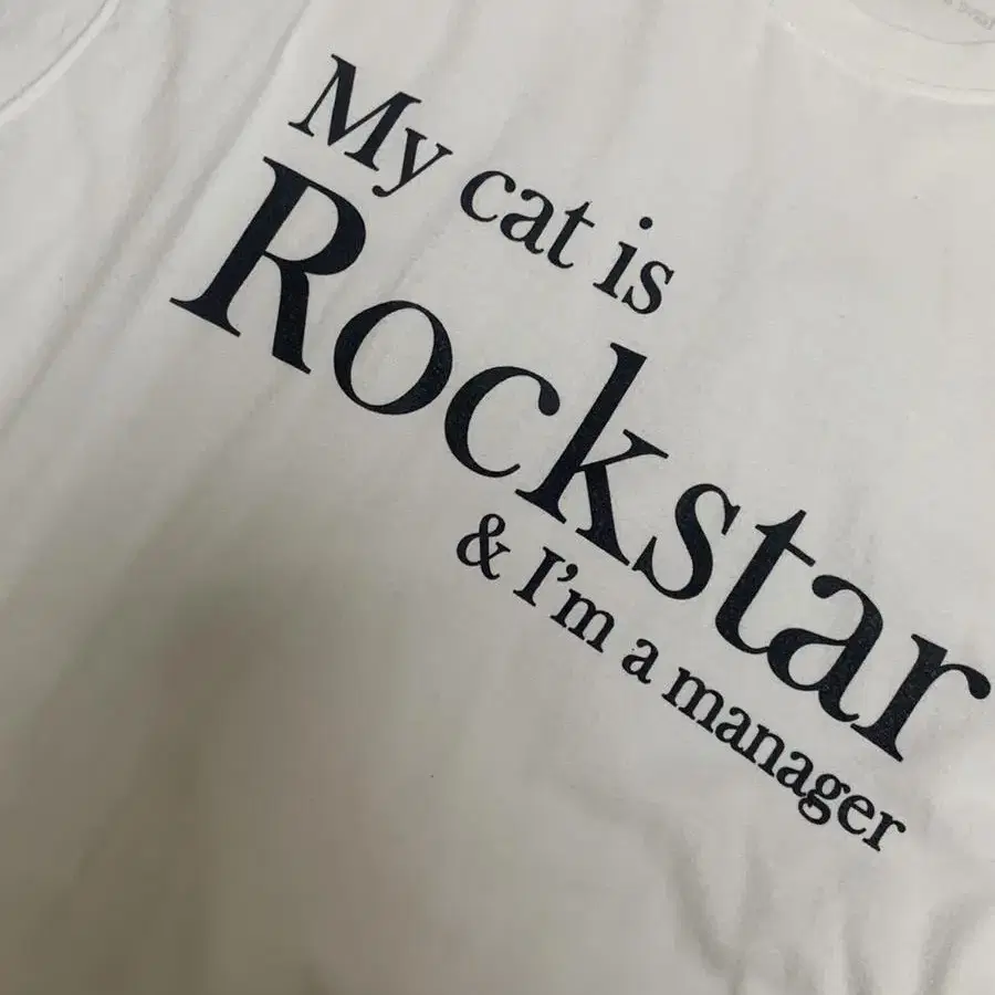 조거쉬 my cat is rockstar 티셔츠