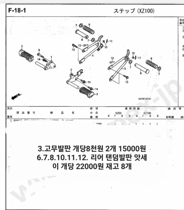 에이프 순정신품부속들