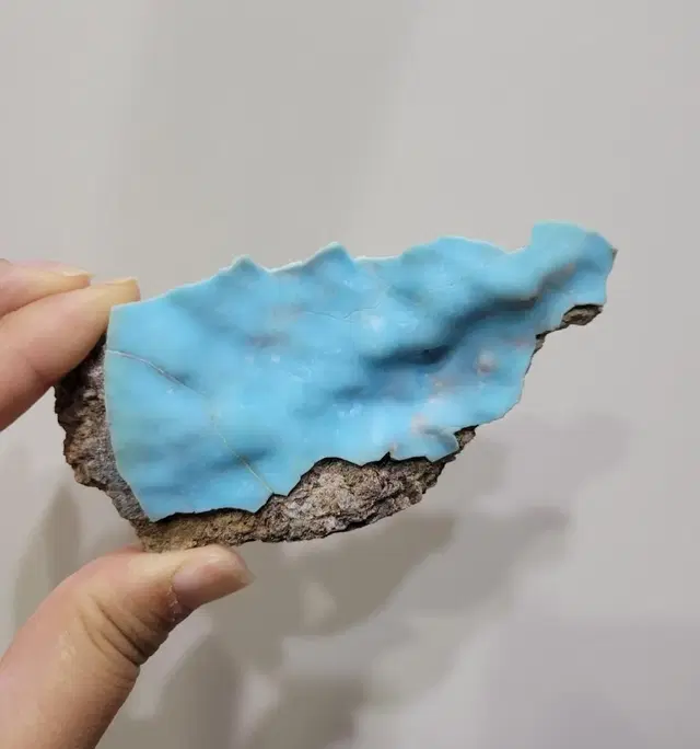 Blue Aragonite 블루 아라곤나이트 오래된 원석오스트리아산