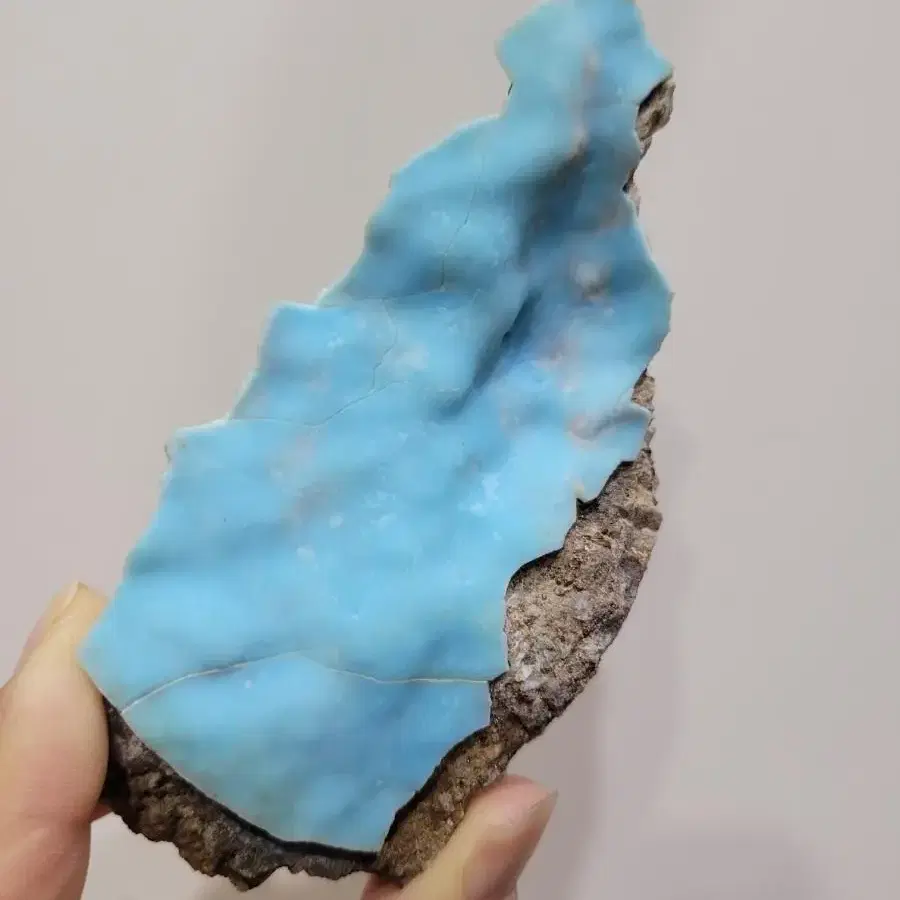 Blue Aragonite 블루 아라곤나이트 오래된 원석오스트리아산