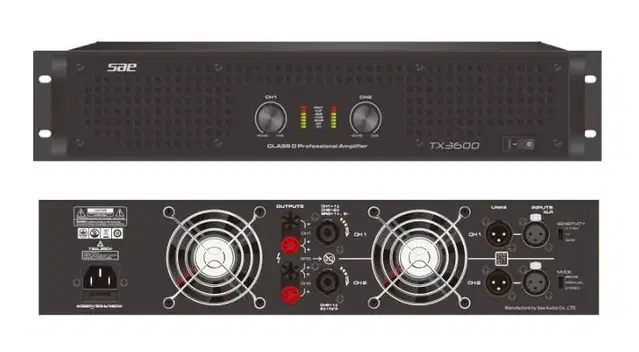 sae tx3600 고출력 디지털파워앰프 3600와트