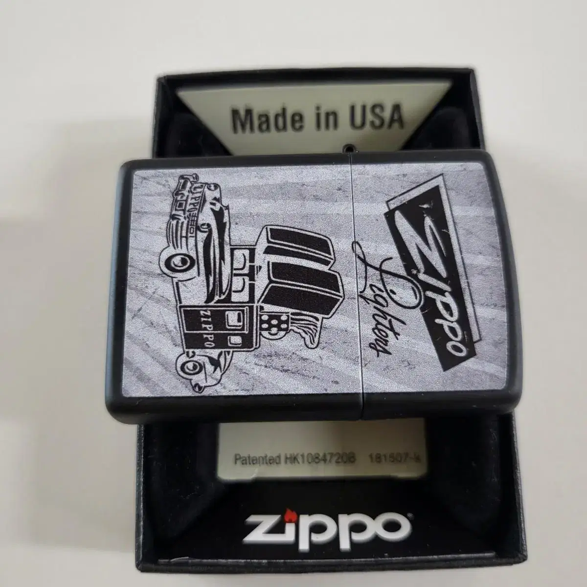 정품 48572 ZIPPO CAR AD DESIGN 새 지포라이터